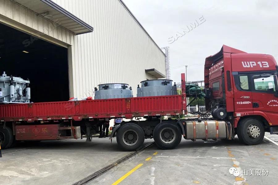 發(fā)貨季｜山美股份高性能破碎篩分裝備發(fā)往江西，助力當(dāng)?shù)鼗?xiàng)目建設(shè)及建筑固廢資源化