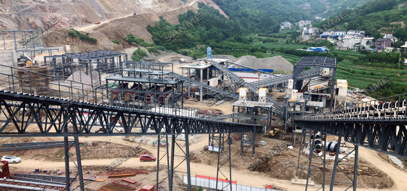 喜訊｜華新水泥長(zhǎng)陽(yáng)時(shí)產(chǎn)2000噸骨料生產(chǎn)線全線重載試車(chē)成功