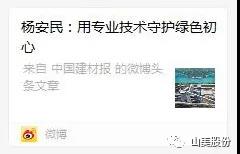 中國(guó)建材報(bào)專訪|用專業(yè)技術(shù)守護(hù)綠色初心-訪上海山美環(huán)保裝備股份有限公司董事長(zhǎng)楊安民