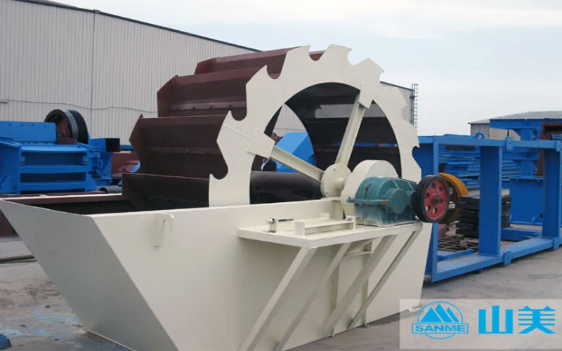 高效輪式洗砂機，洗凈度高，產(chǎn)量大！