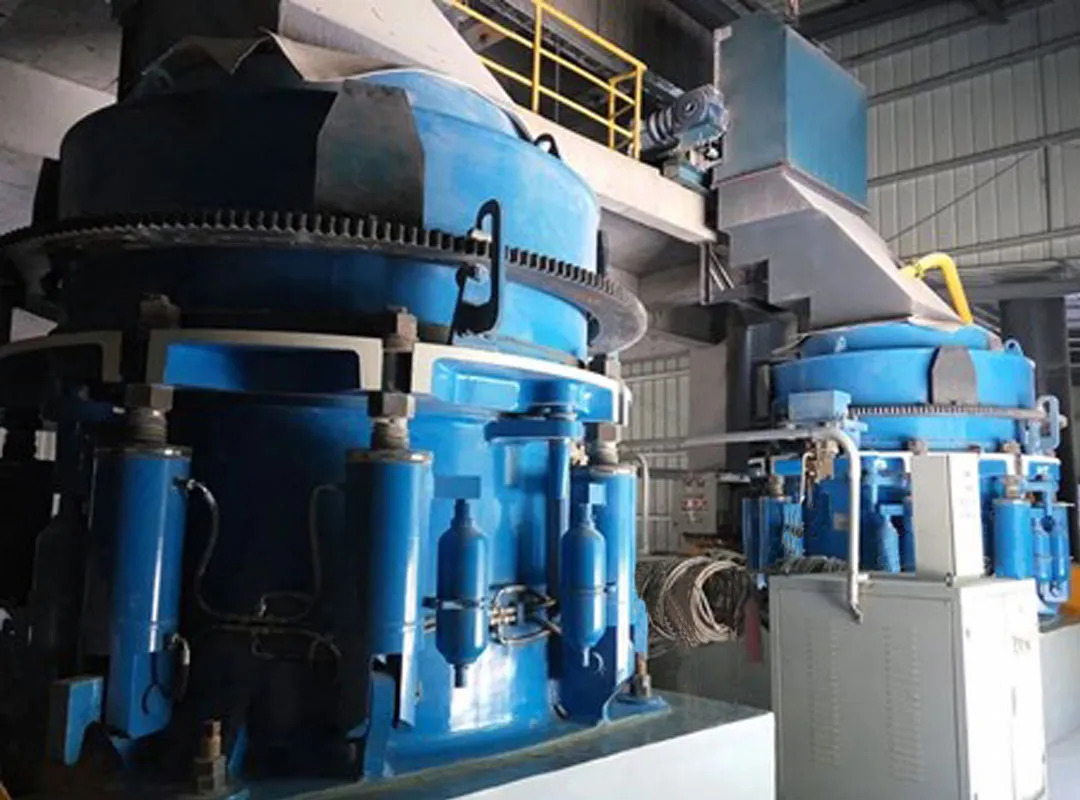 山美E-SMS歐星系列液壓圓錐破碎機施工現(xiàn)場（二）